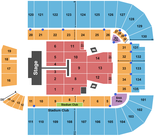 Albertsons Stadium Jelly Roll Seating Chart